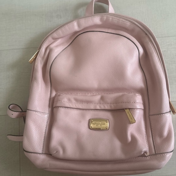Michael Kors Pink Minimalist Backpack - Picture 1 of 6